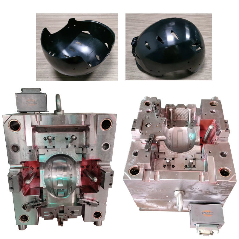 Moldes de injecção de cobertura de plástico ABS para capacete de segurança em ISO9001