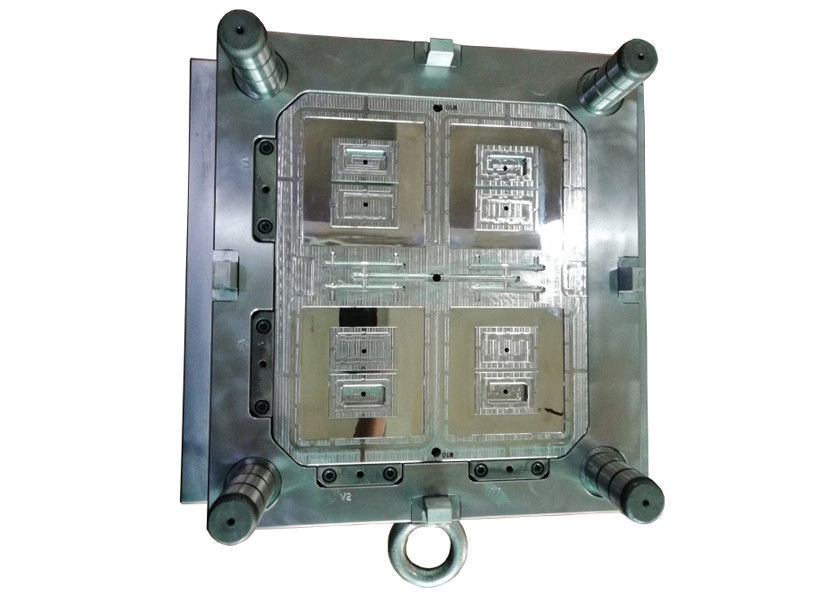 Modelação por injeção plástica da elevada precisão feita sob encomenda de 4 cavidades para as peças eletrônicas