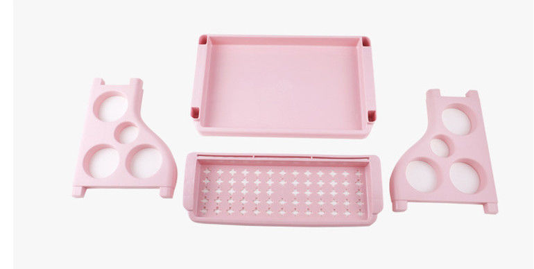 Do Kitchenware plástico dos produtos do agregado familiar da modelagem por injeção fatura plástica do trabalho feito com ferramentas do recipiente do shelving