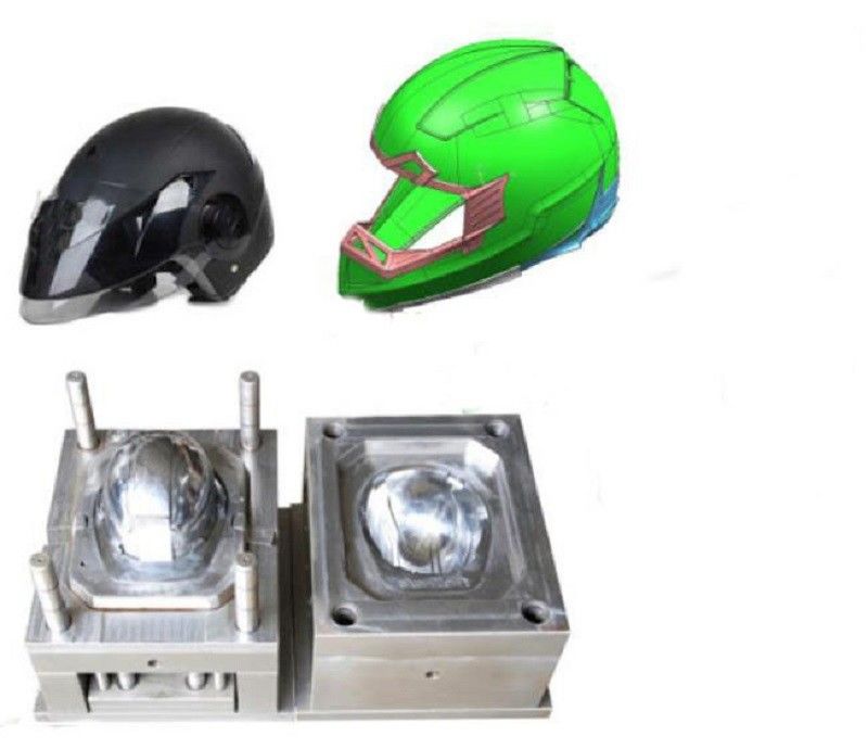 Modelagem por injeção plástica dos tiros do capacete 400K da motocicleta do ABS