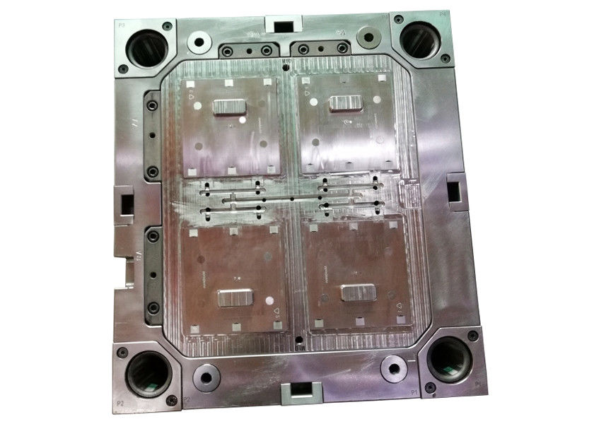 Modelação por injeção plástica da elevada precisão feita sob encomenda de 4 cavidades para as peças eletrônicas