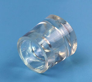 A garrafa de vinho plástica acrílica transparente cobre por multi - molde da cavidade